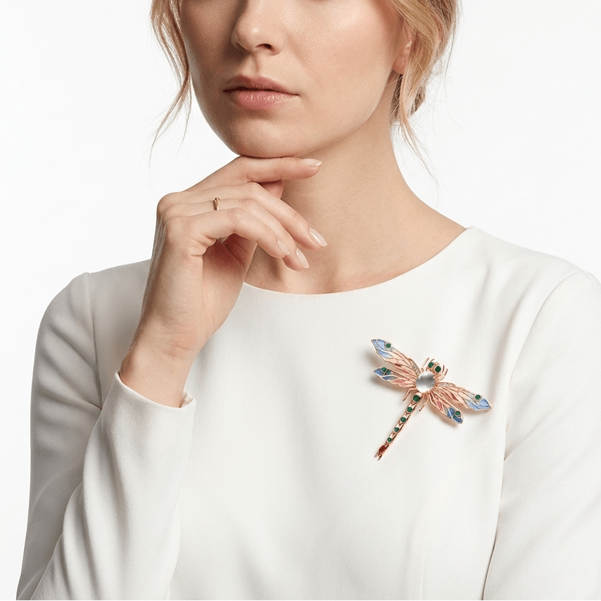 Aurora Dragonfly Brooch - Gem Vivi