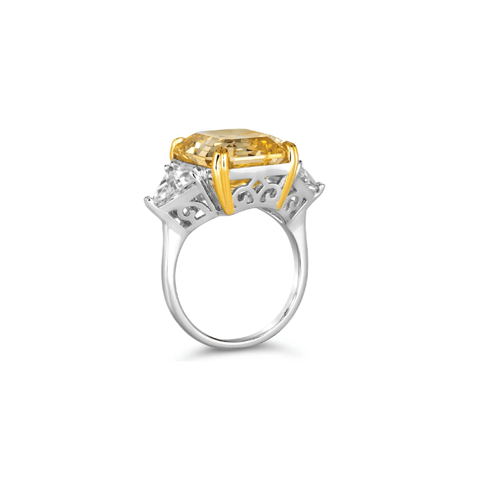 Aurora Radiant Canary Yellow Ring - Gem Vivi