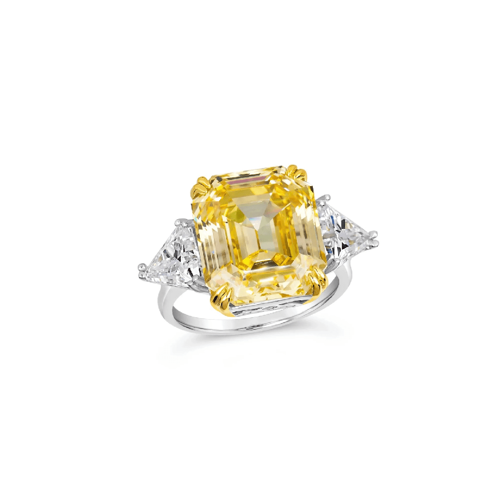 Aurora Radiant Canary Yellow Ring - Gem Vivi