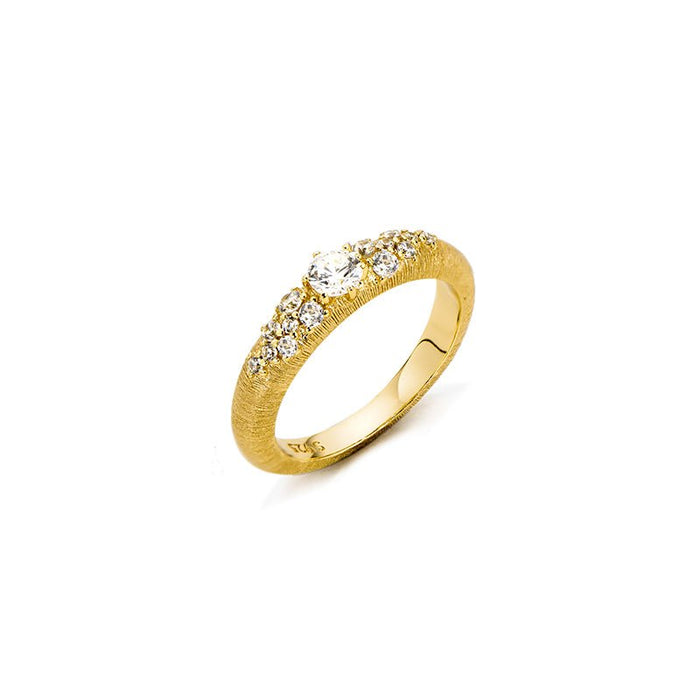 Aurora Solitaire Ring - Gem Vivi