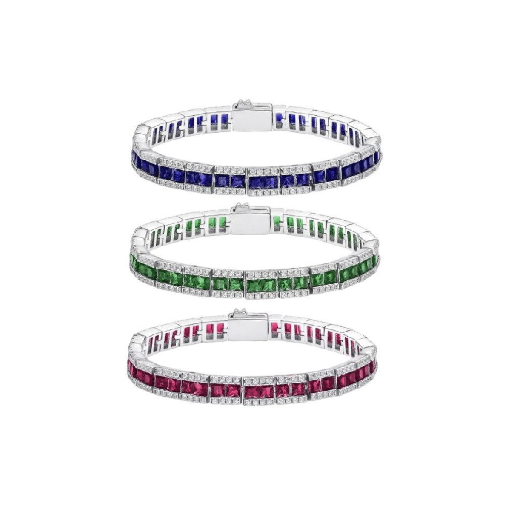 Baguette Tennis Bracelet - Gem Vivi