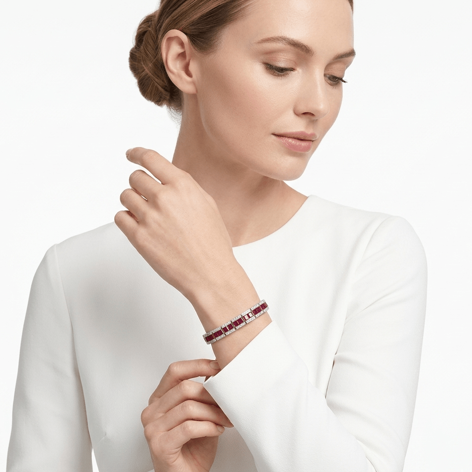 Baguette Tennis Bracelet - Gem Vivi