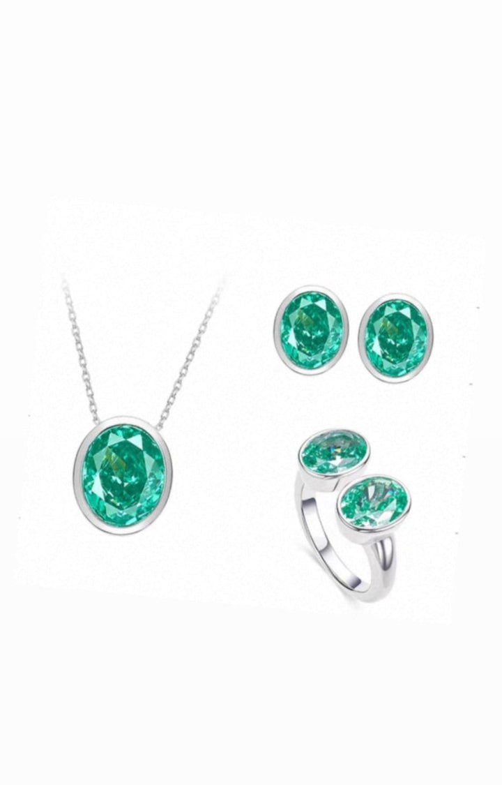 Bezel Paraiba Glow Open Ring - Gem Vivi