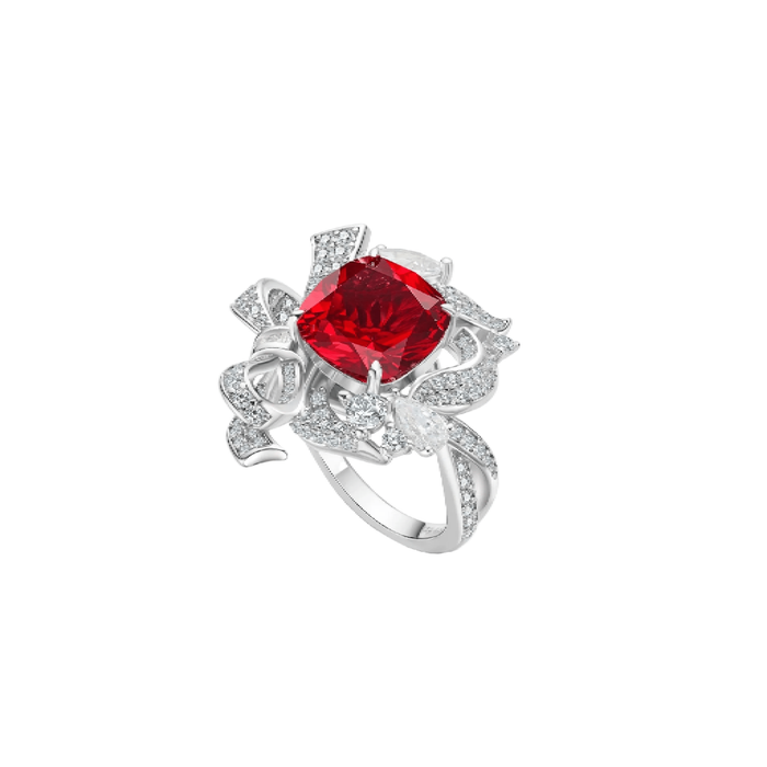 Bloom Ribbon Ring - Gem Vivi