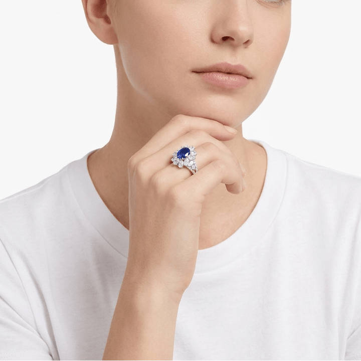 Bloom Royal Halo Ring - Gem Vivi