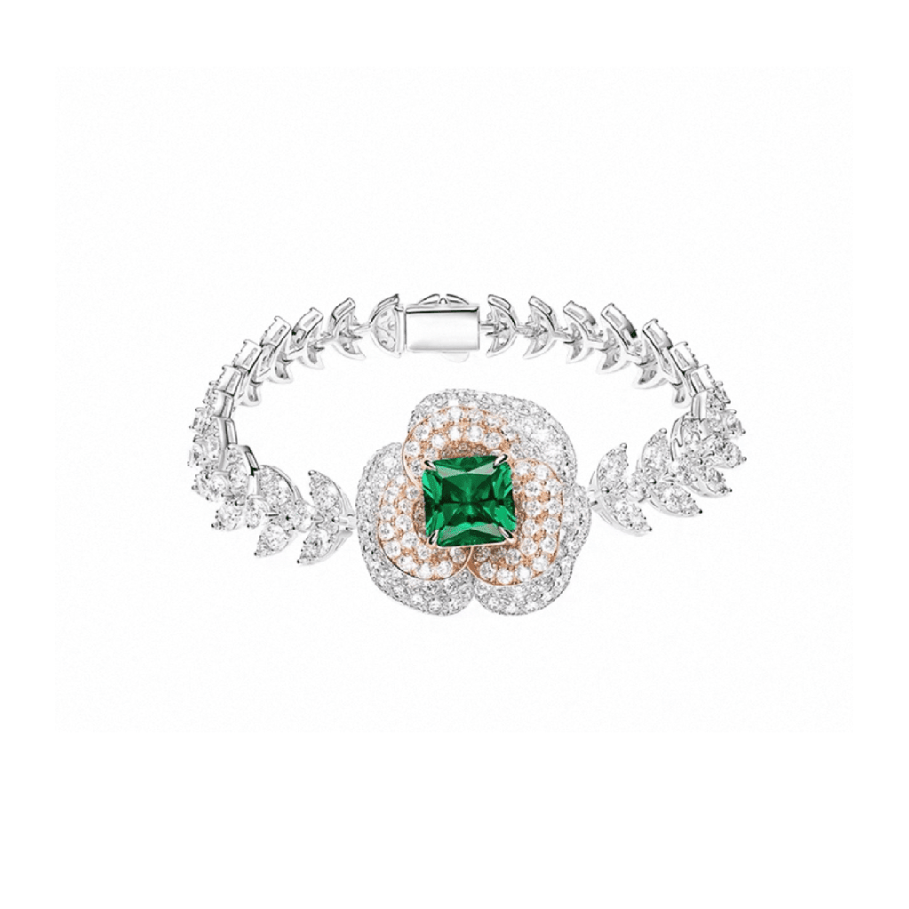 Blossom Emerald Bracelet - Gem Vivi