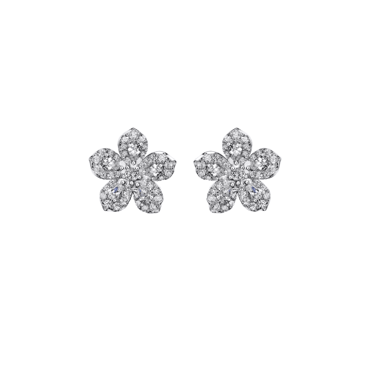 Blossom Radiance Stud Earrings - Gem Vivi