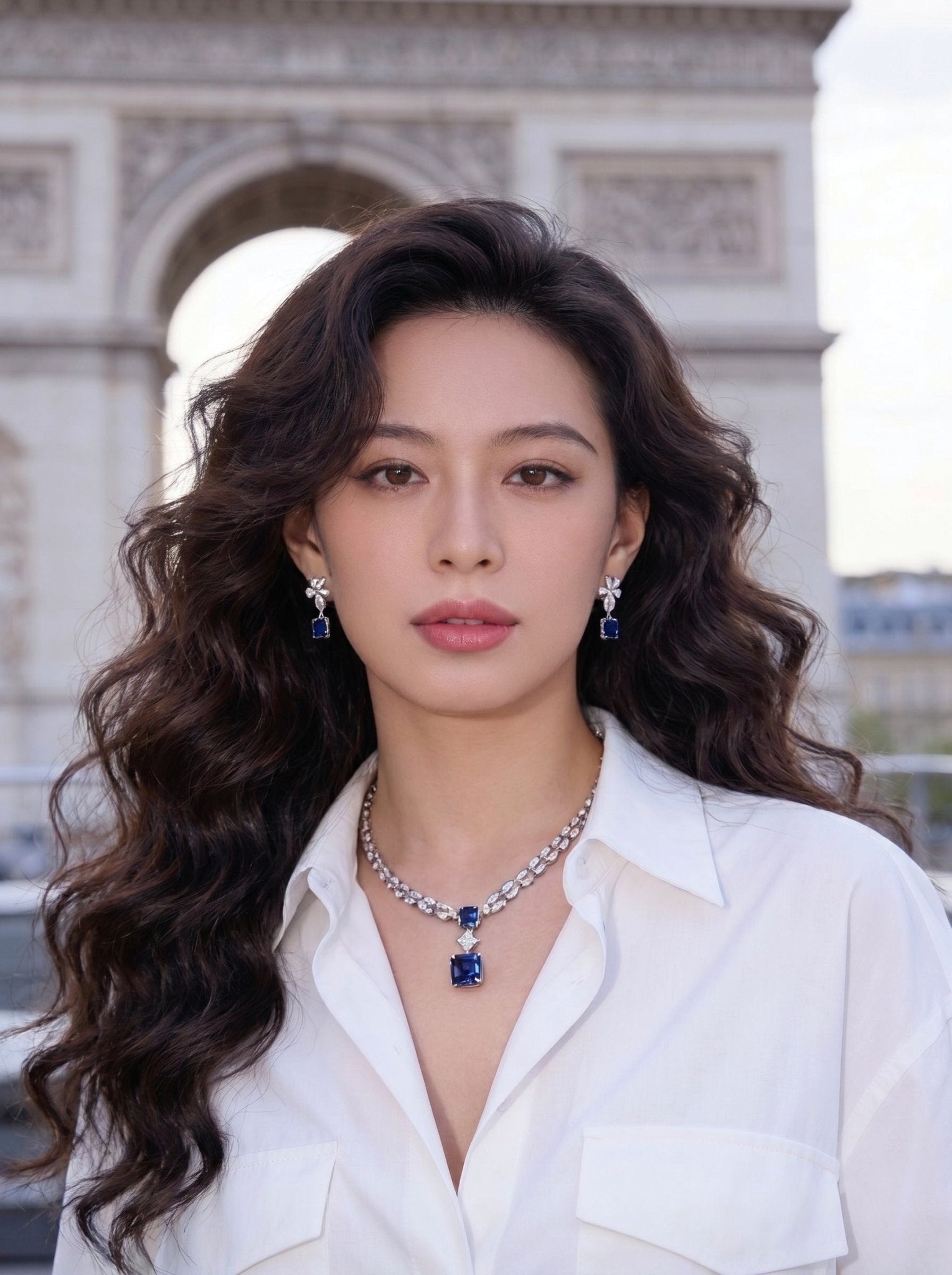 Blue Ocean Depths Necklace - Gem Vivi