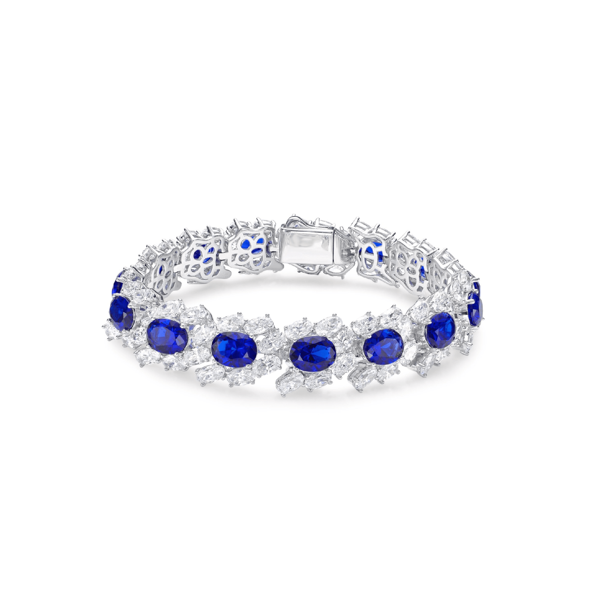 Blue Sapphire Luxurious Bracelet - Gem Vivi