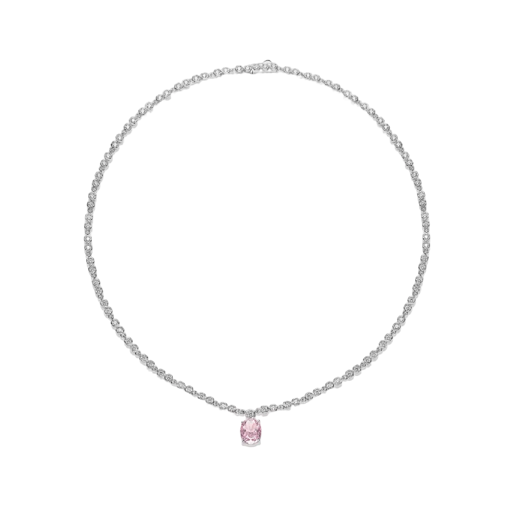Blush Radiance Tennis Necklace - Gem Vivi