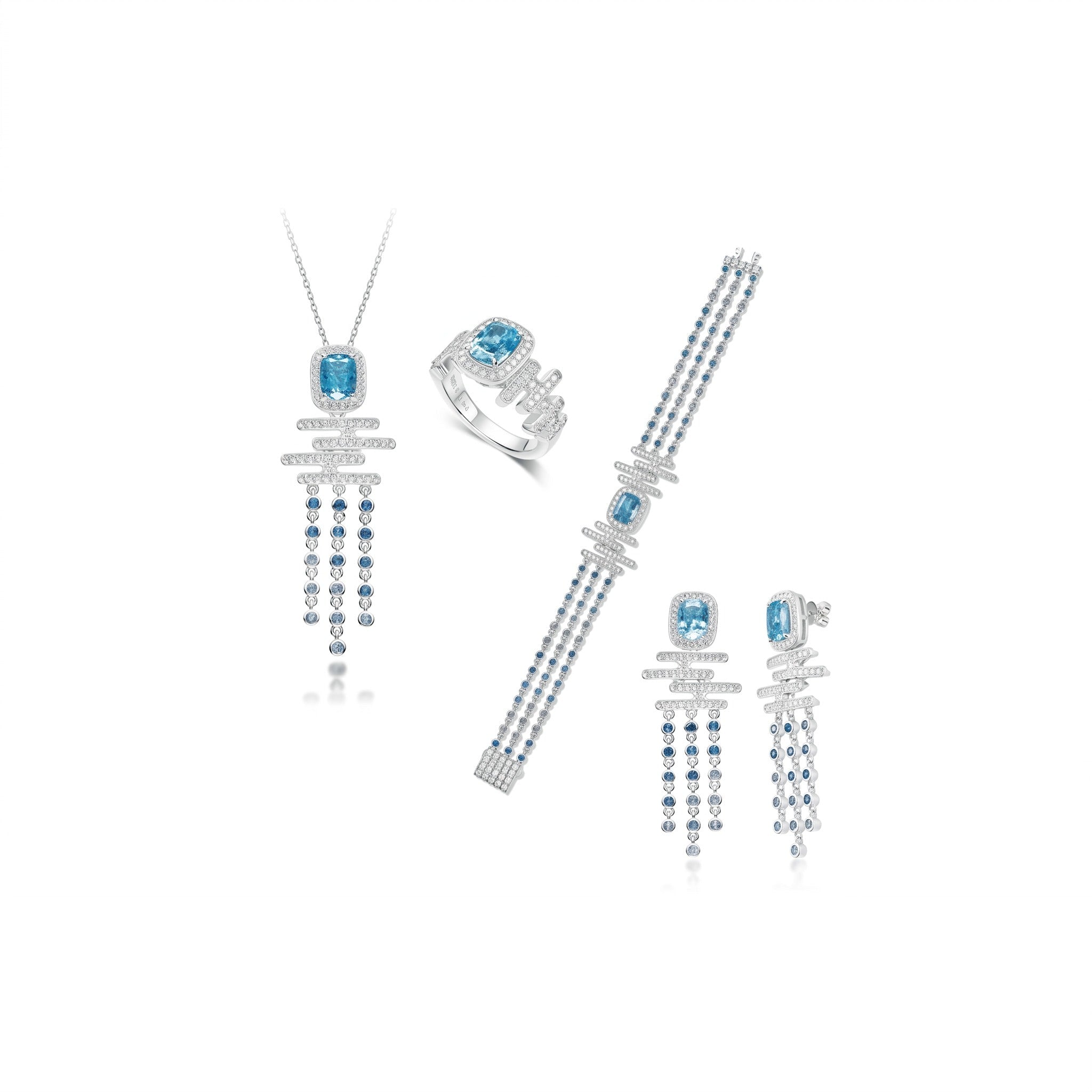 Cadence Cascade Earrings - Gem Vivi