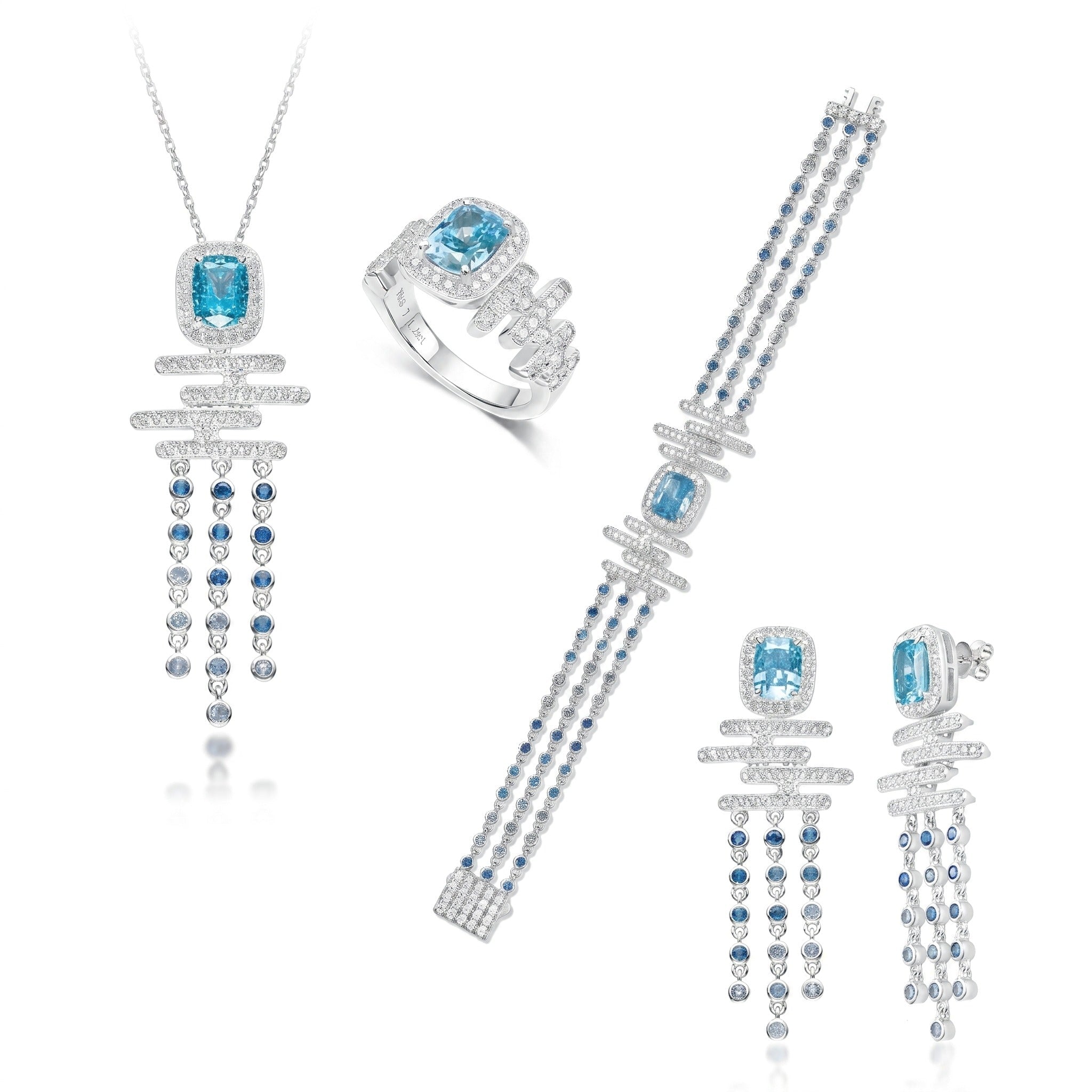 Cadence Cascade Necklace - Gem Vivi