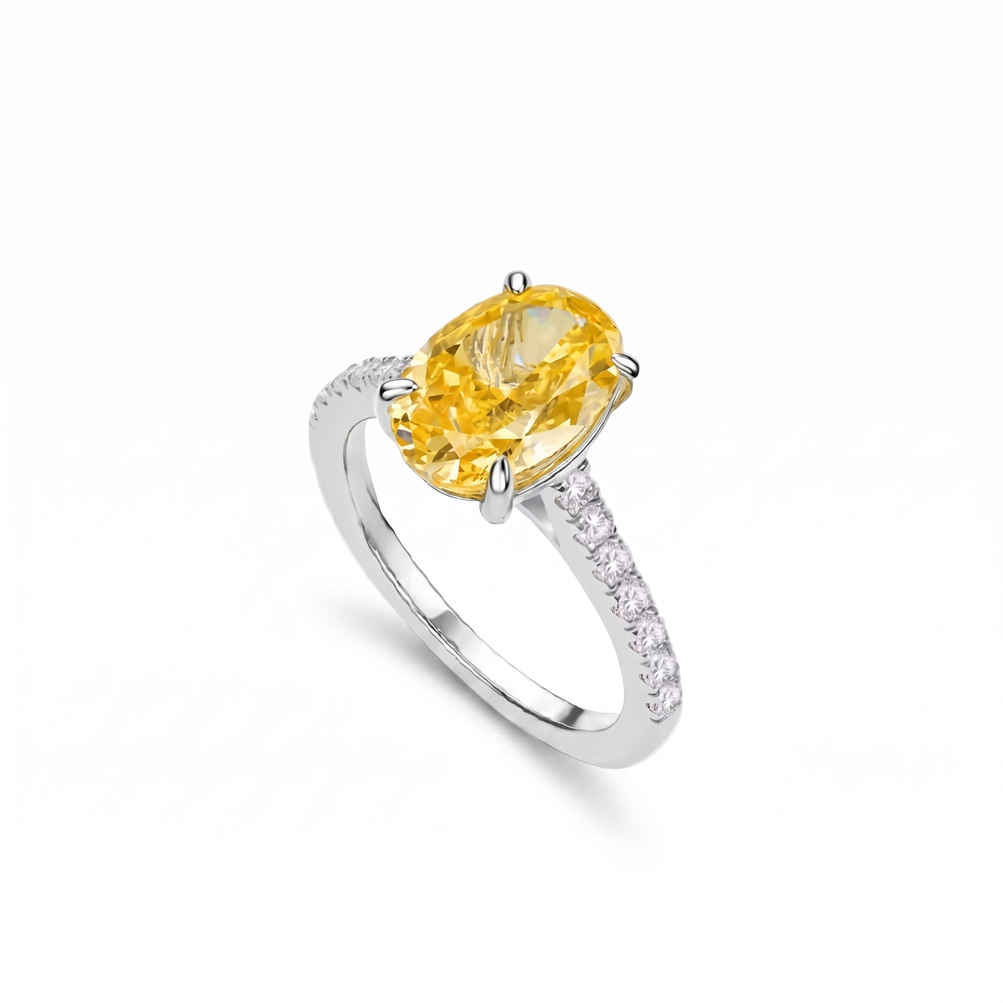 Canary Yellow Band Ring - Gem Vivi