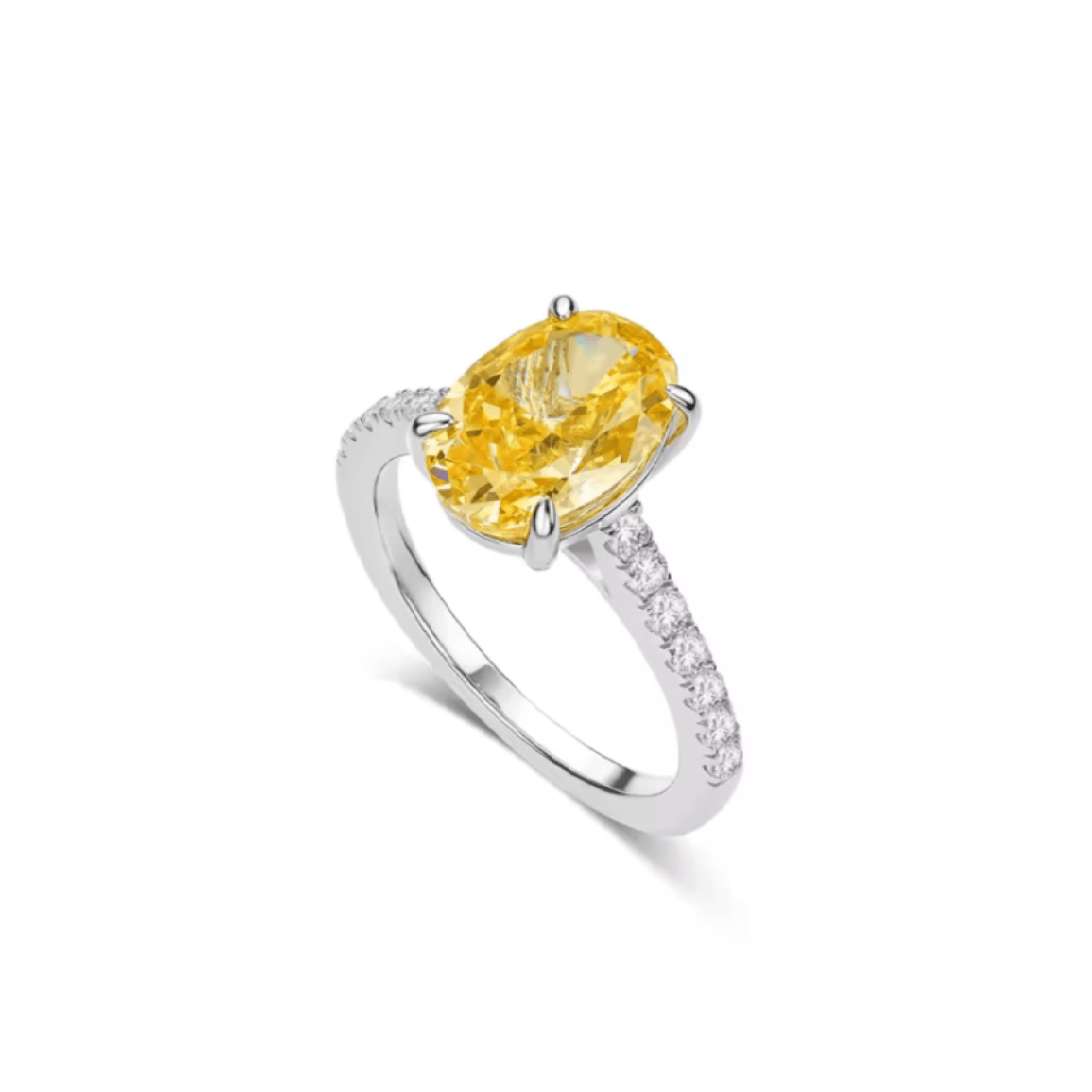Canary Yellow Band Ring - Gem Vivi