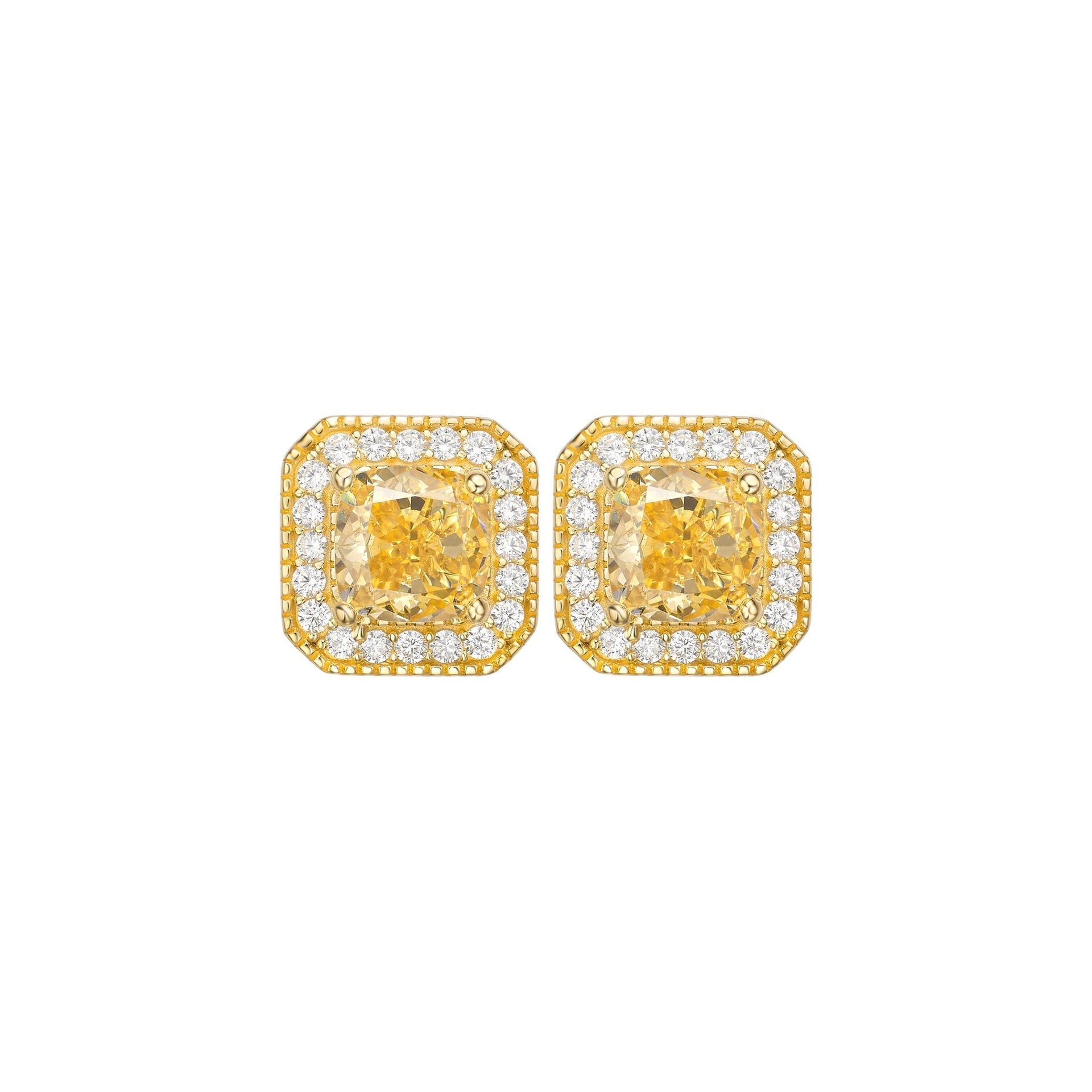 Candy Cube Stud Earrings - Gem Vivi
