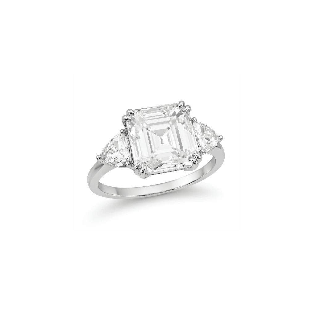 Catherine Asscher-Cut Ring - Gem Vivi