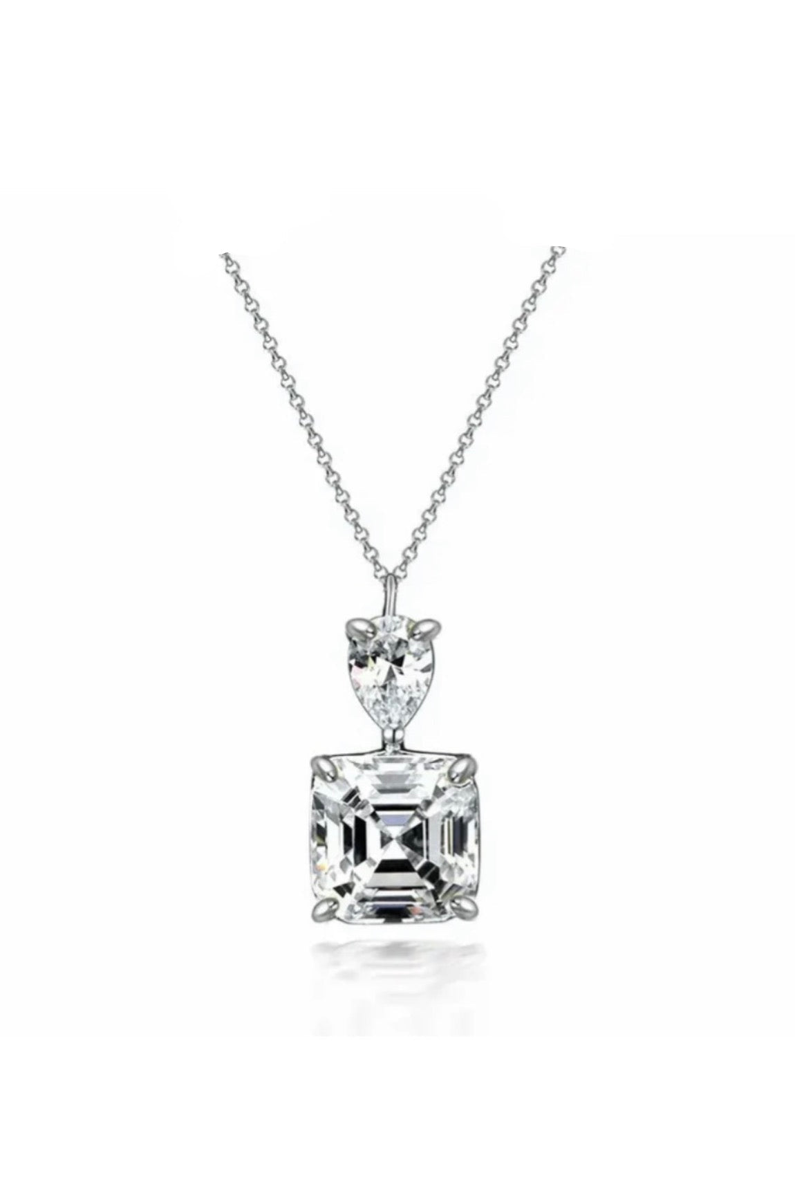 Celeste Duo Solitaire Necklace - Gem Vivi