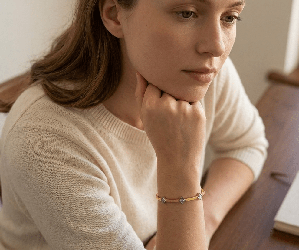 Celeste Star Bangle - Gem Vivi