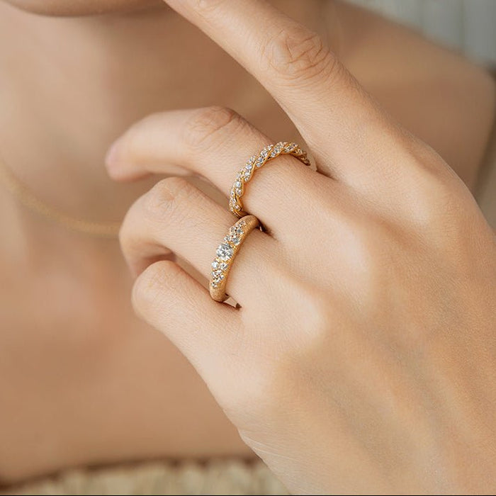 Celeste Twist Ring - Gem Vivi
