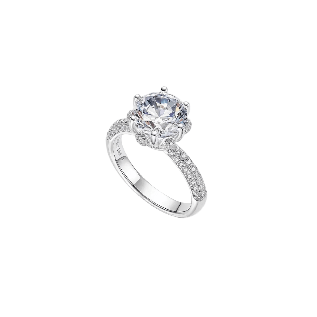 Celestia Bloom Solitaire Ring - Gem Vivi