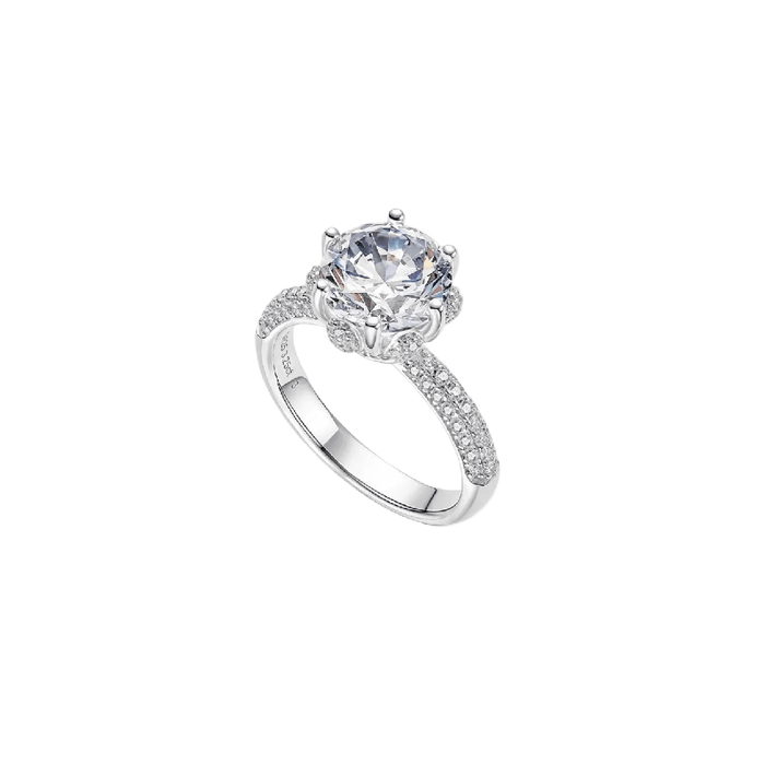 Celestia Bloom Solitaire Ring - Gem Vivi