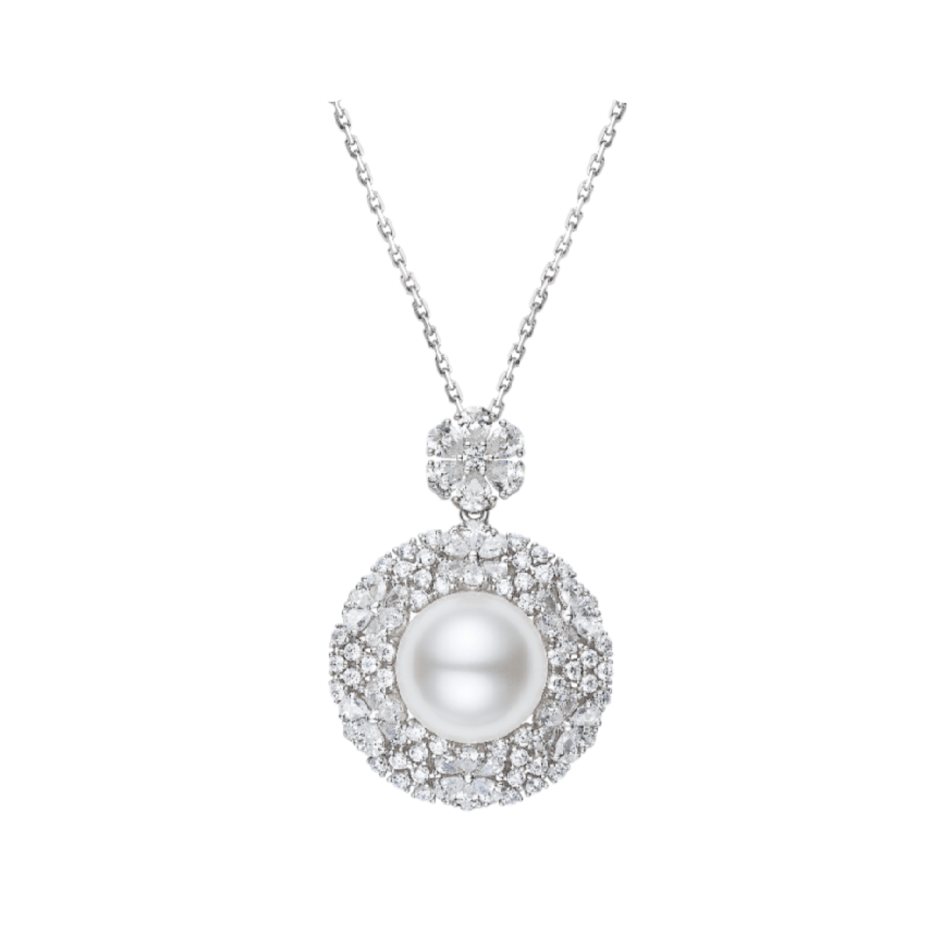 Celestial Pearl Pendant Necklace - Gem Vivi