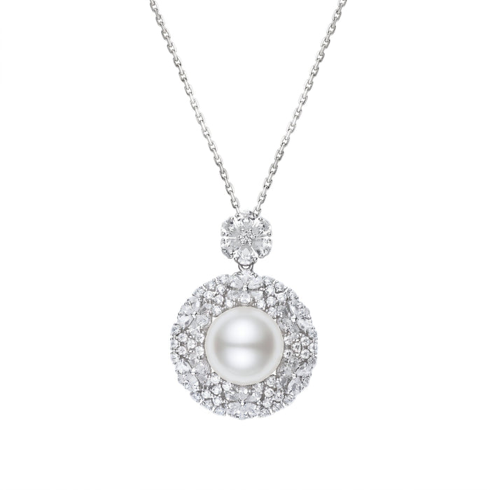 Celestial Pearl Pendant Necklace - Gem Vivi