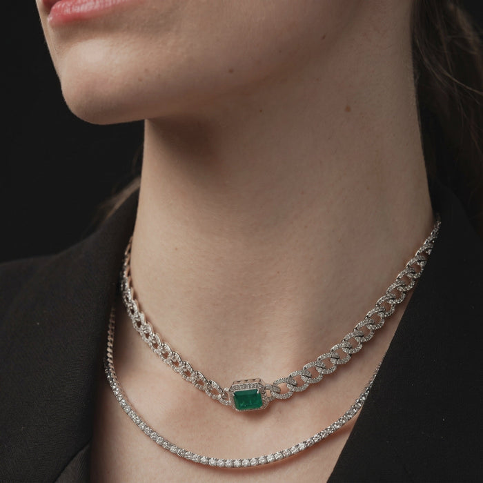 Celestial Shine Tennis Necklace - Gem Vivi