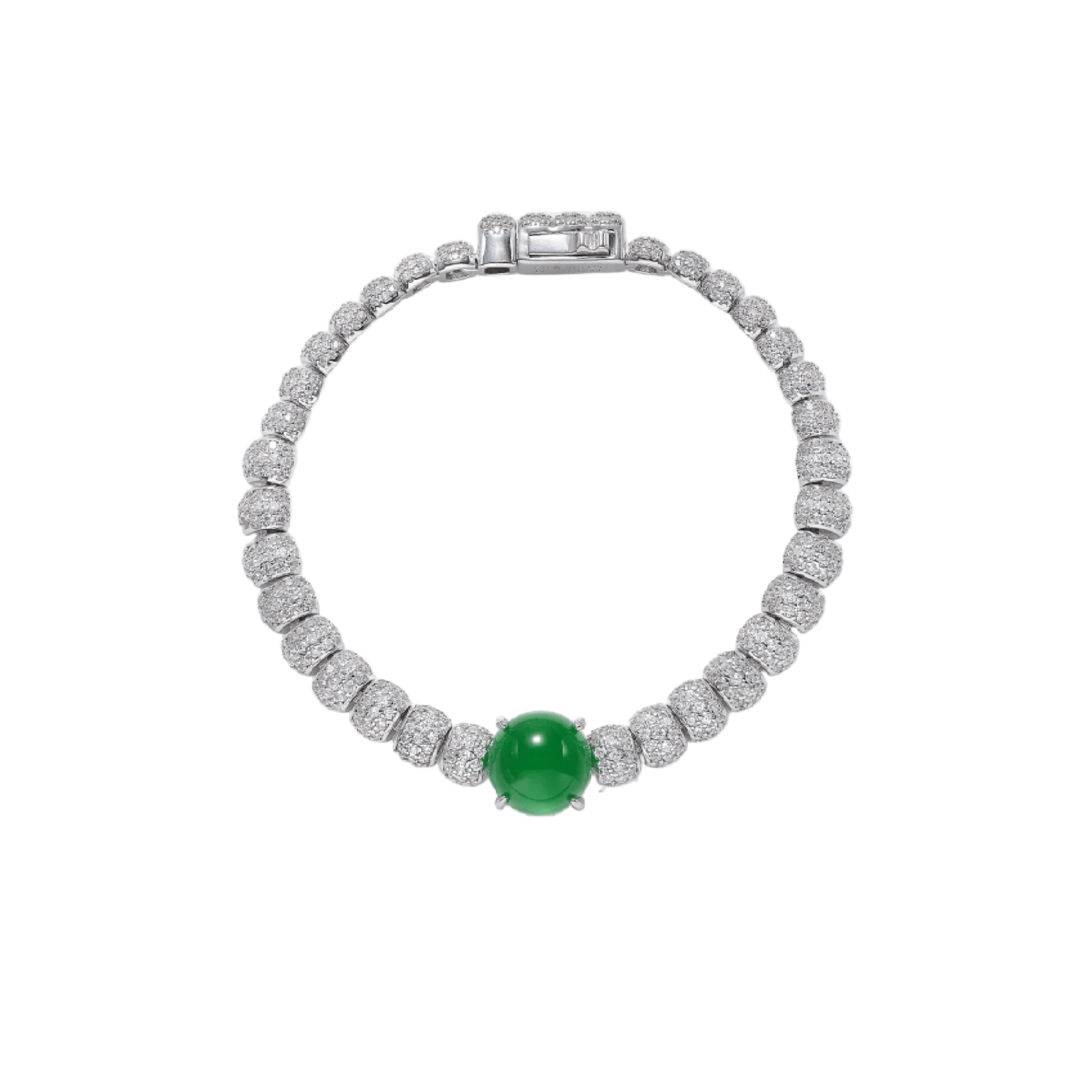 Chalcedony Cabochon Bracelet - Gem Vivi