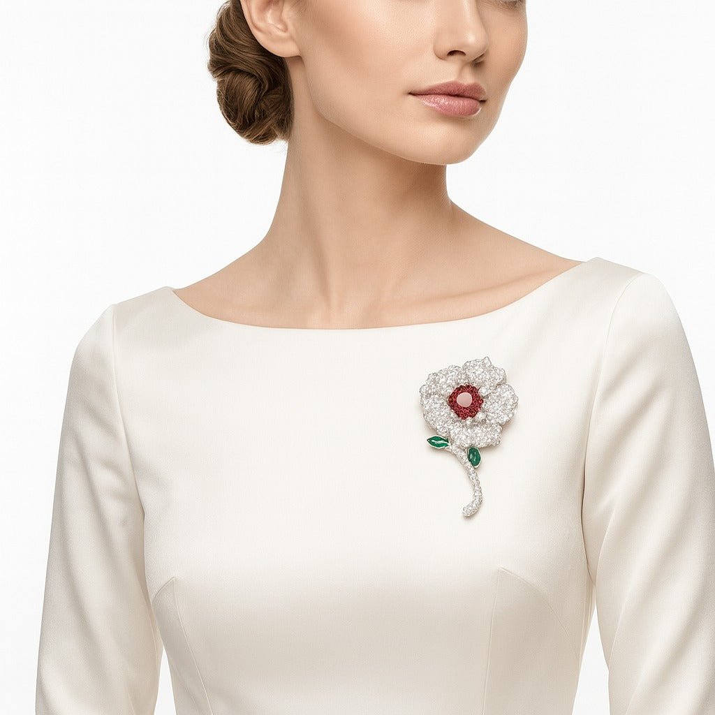 Cherish Floral Brooch - Gem Vivi