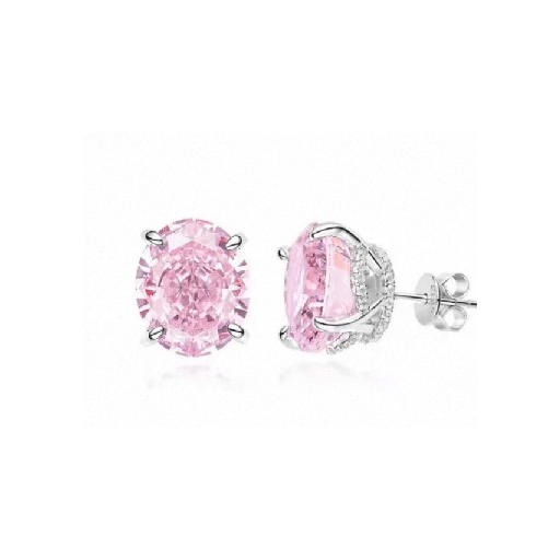 Classic Oval Solitaire Stud Earrings - Gem Vivi
