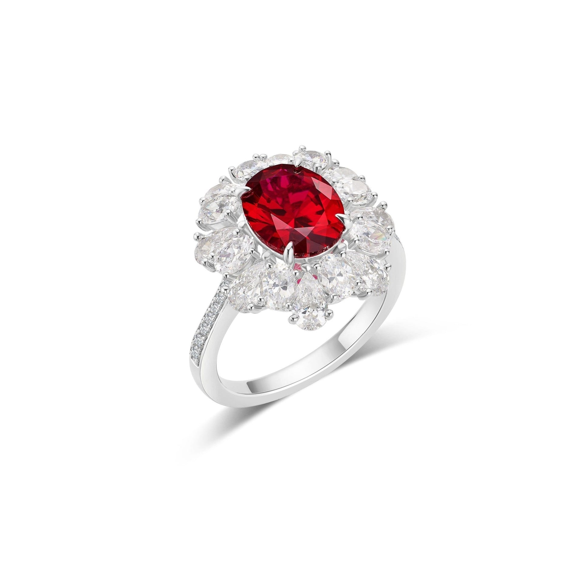 Crown Ruby Ring - Gem Vivi