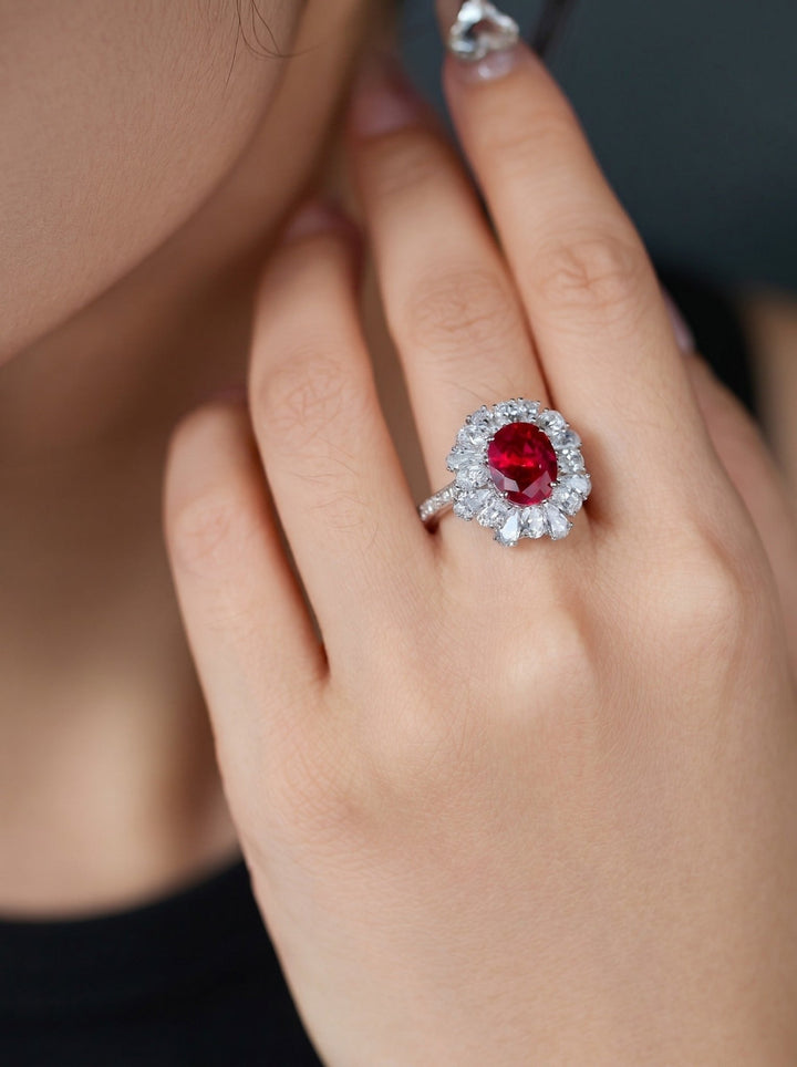 Crown Ruby Ring - Gem Vivi