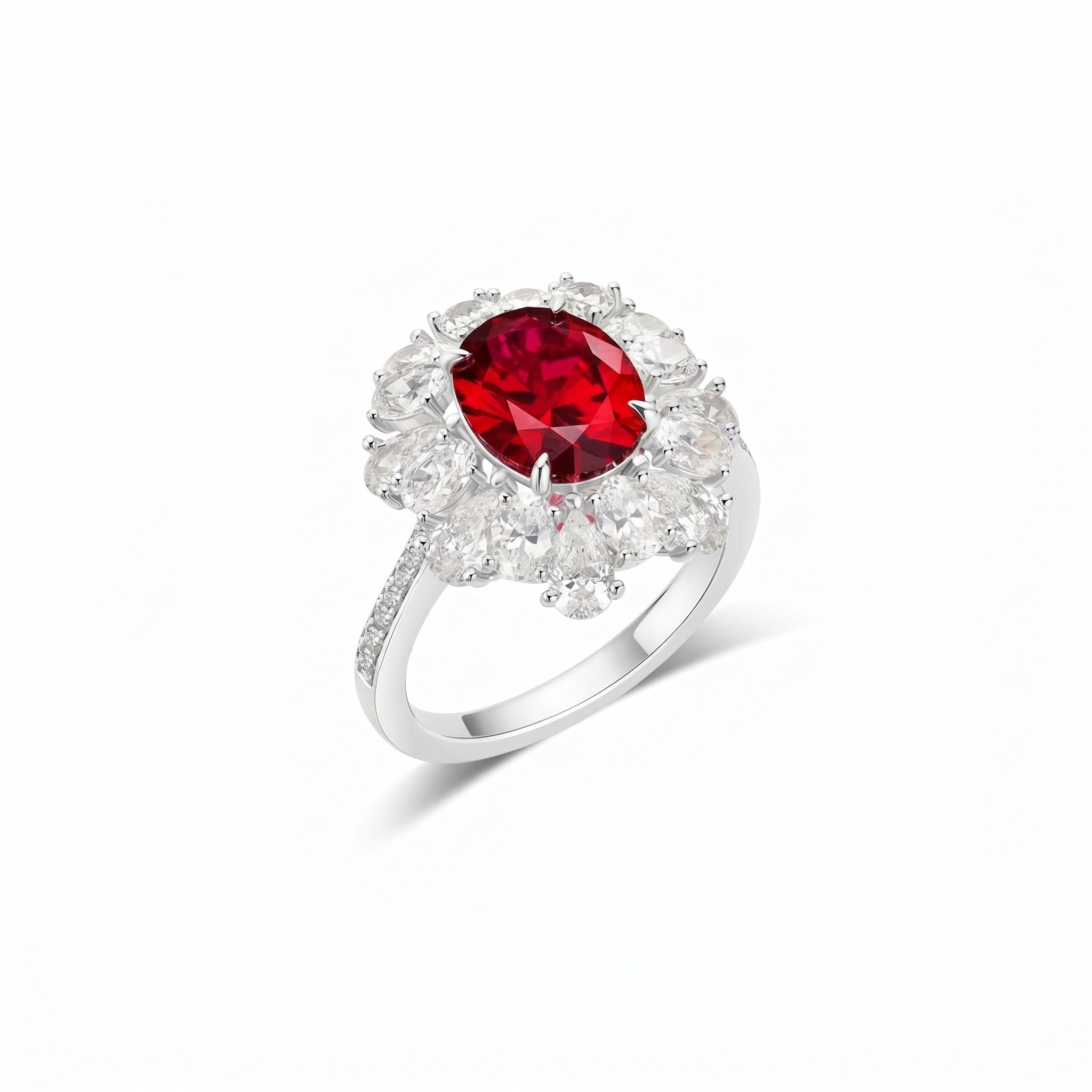 Crown Ruby Ring - Gem Vivi