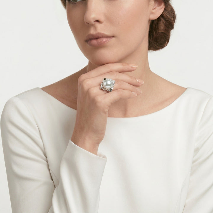 Dainty Pearl Ring - Gem Vivi
