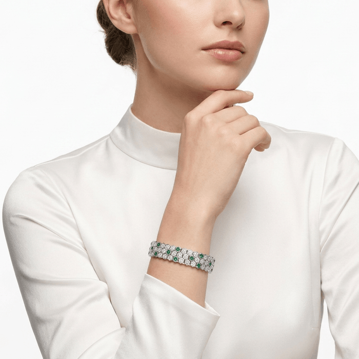 Emerald Imperial Garden Bracelet - Gem Vivi