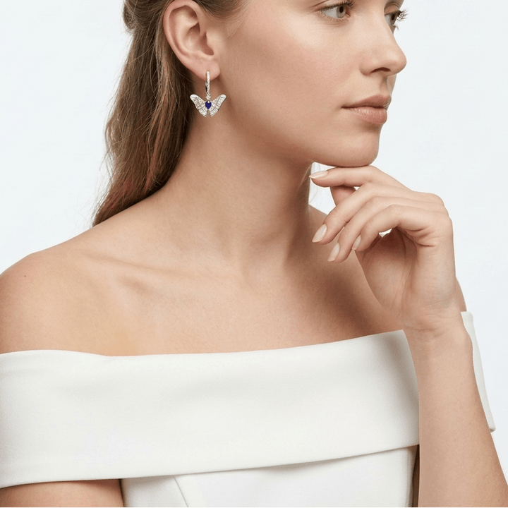 Enchanted Butterfly Drop Earrings - Gem Vivi