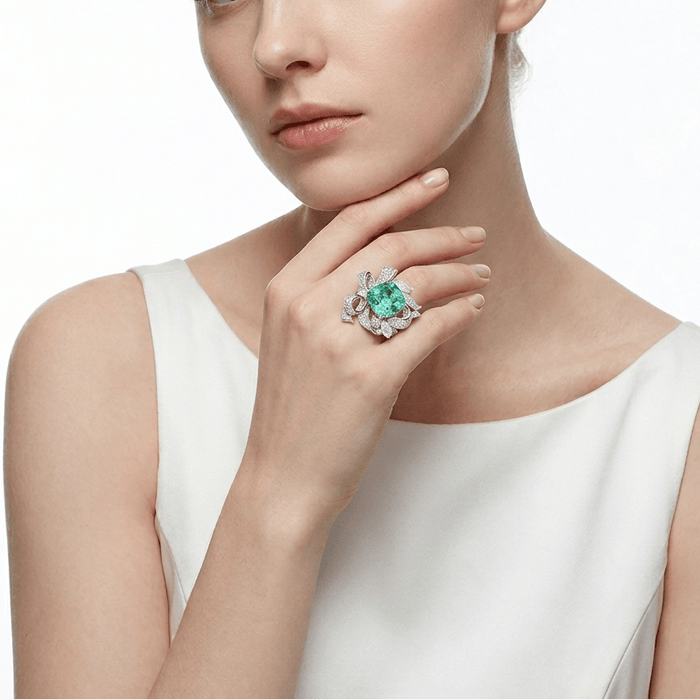 Enchanted Garden Paraiba Ring - Gem Vivi