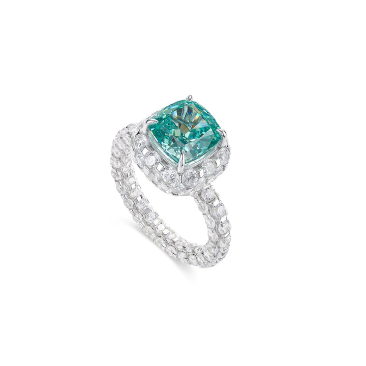 Ethereal Glow Paraiba Ring - Gem Vivi