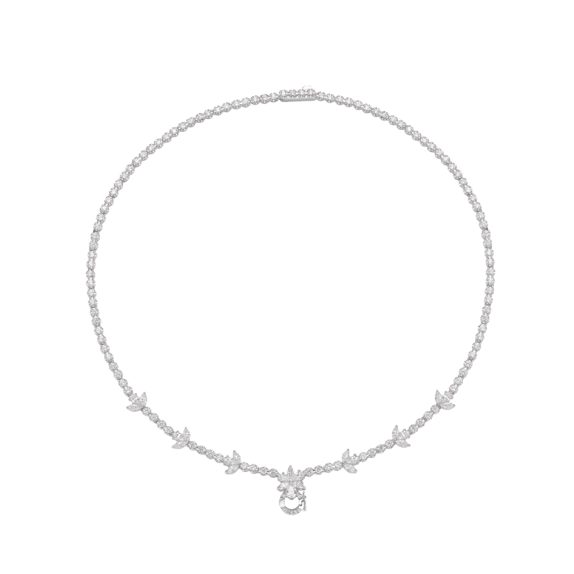 Floral Motif Loop Chain - Gem Vivi