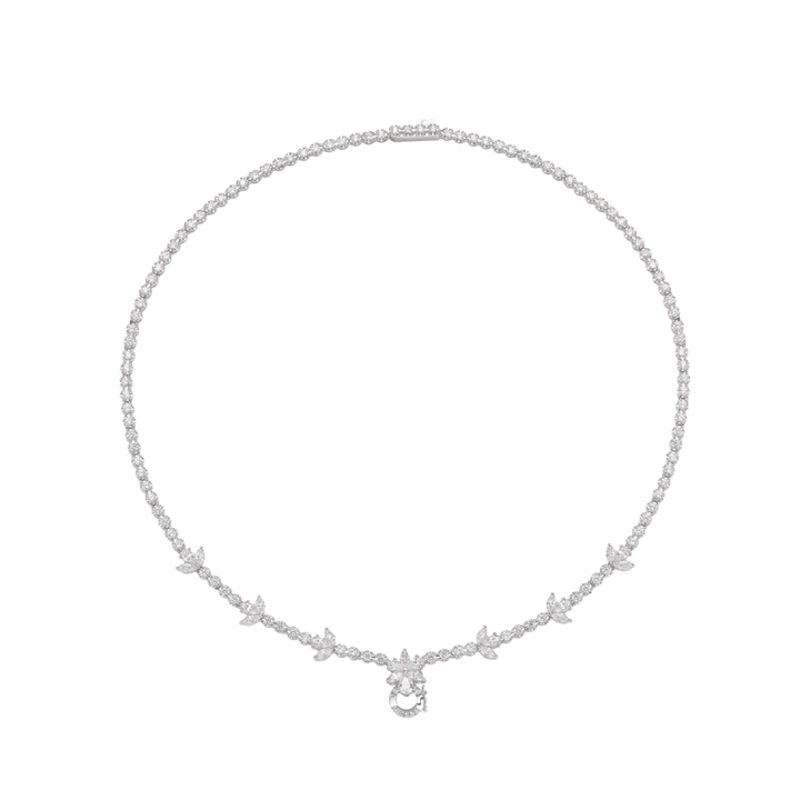 Floral Motif Loop Chain - Gem Vivi