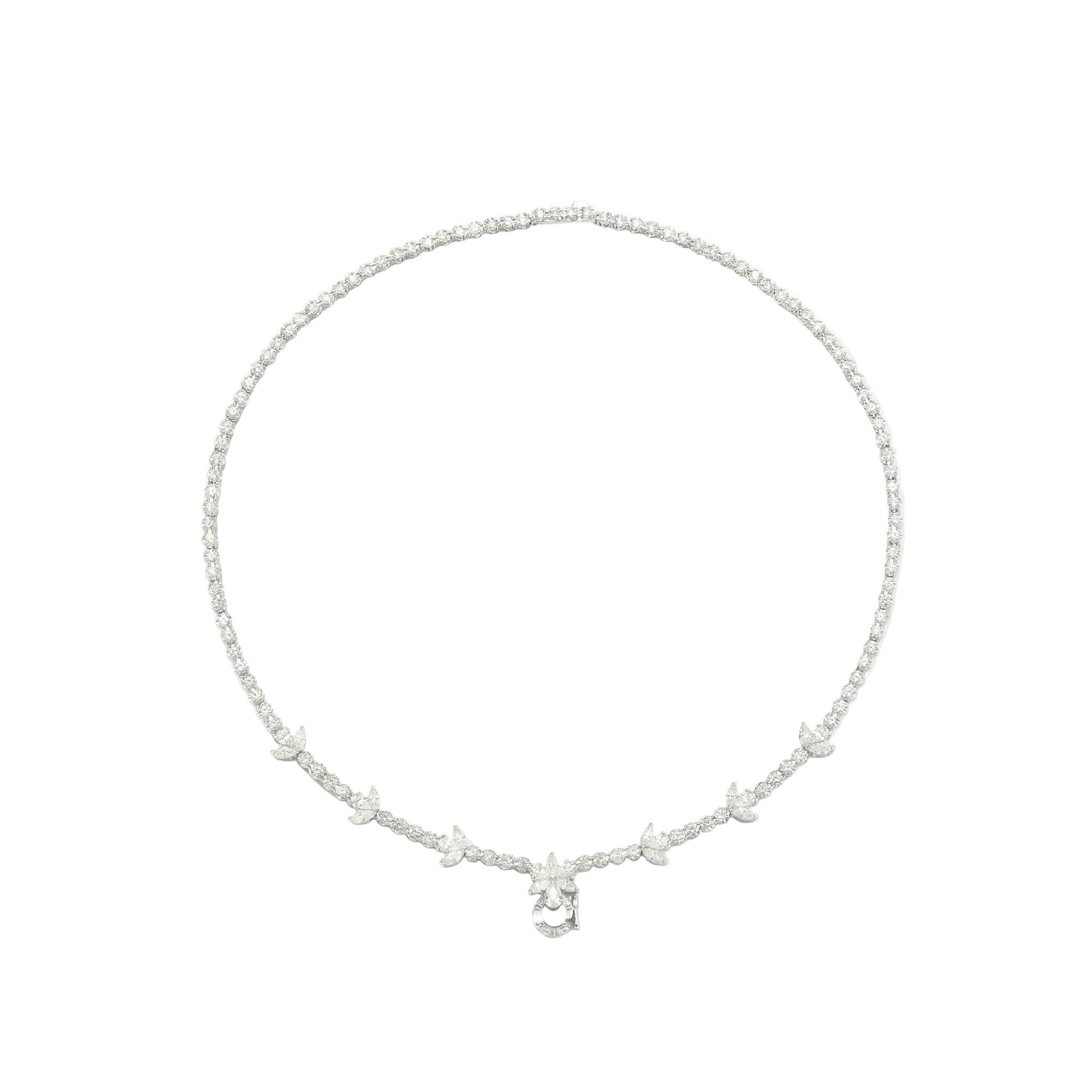 Floral Motif Loop Chain - Gem Vivi