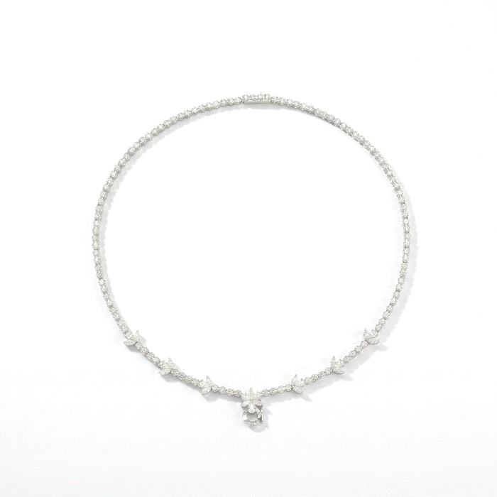 Floral Motif Loop Chain - Gem Vivi