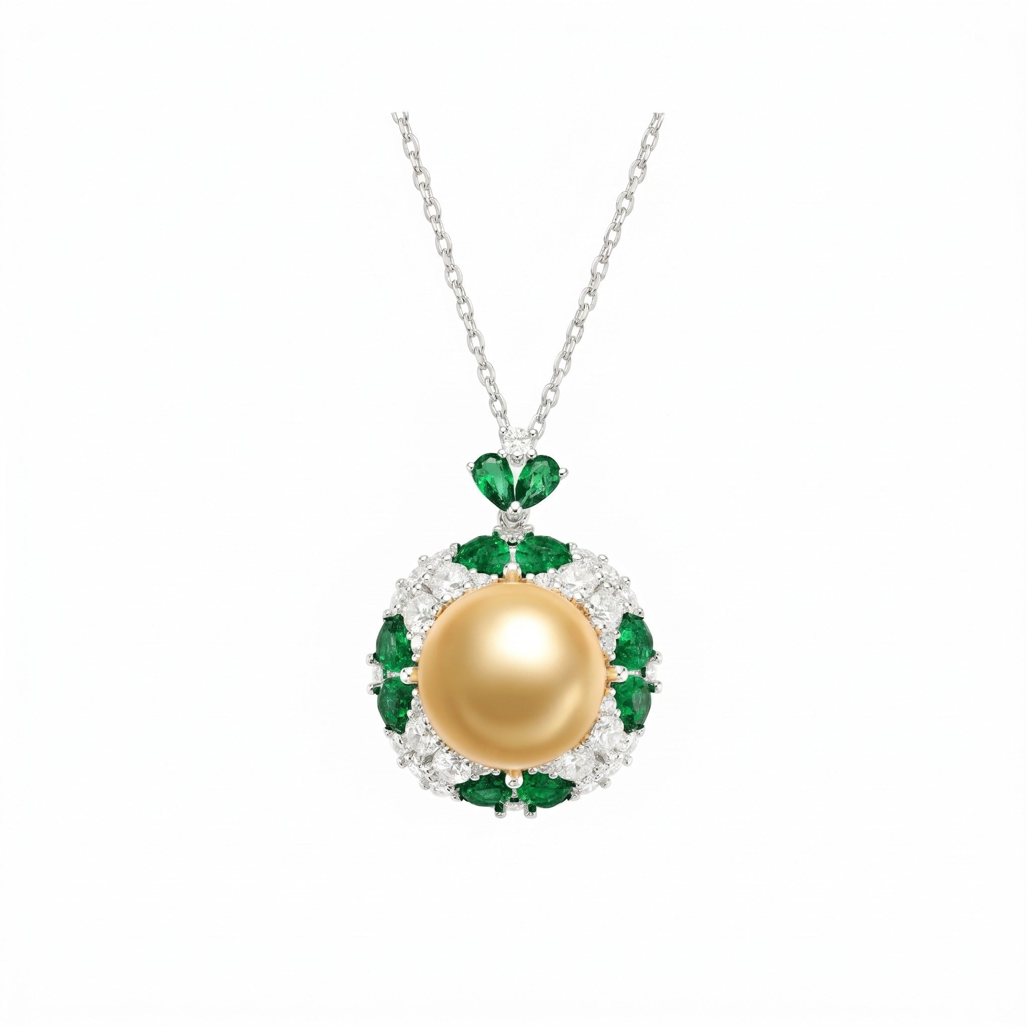 Glowing Pearl Pendant Necklace - Gem Vivi