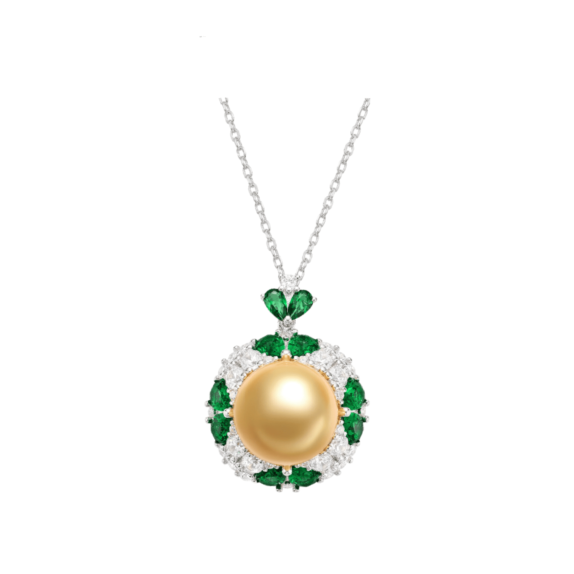 Glowing Pearl Pendant Necklace - Gem Vivi
