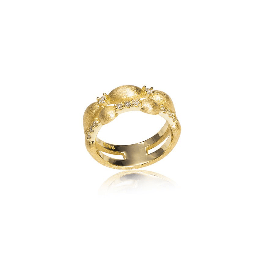 Golden Aurea Petal Band - Gem Vivi