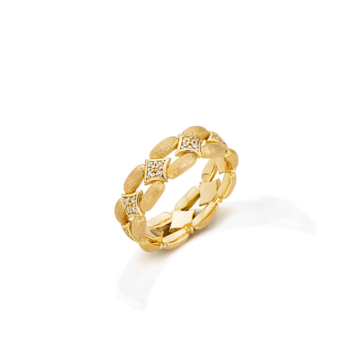 Golden Georgiana Link Band - Gem Vivi