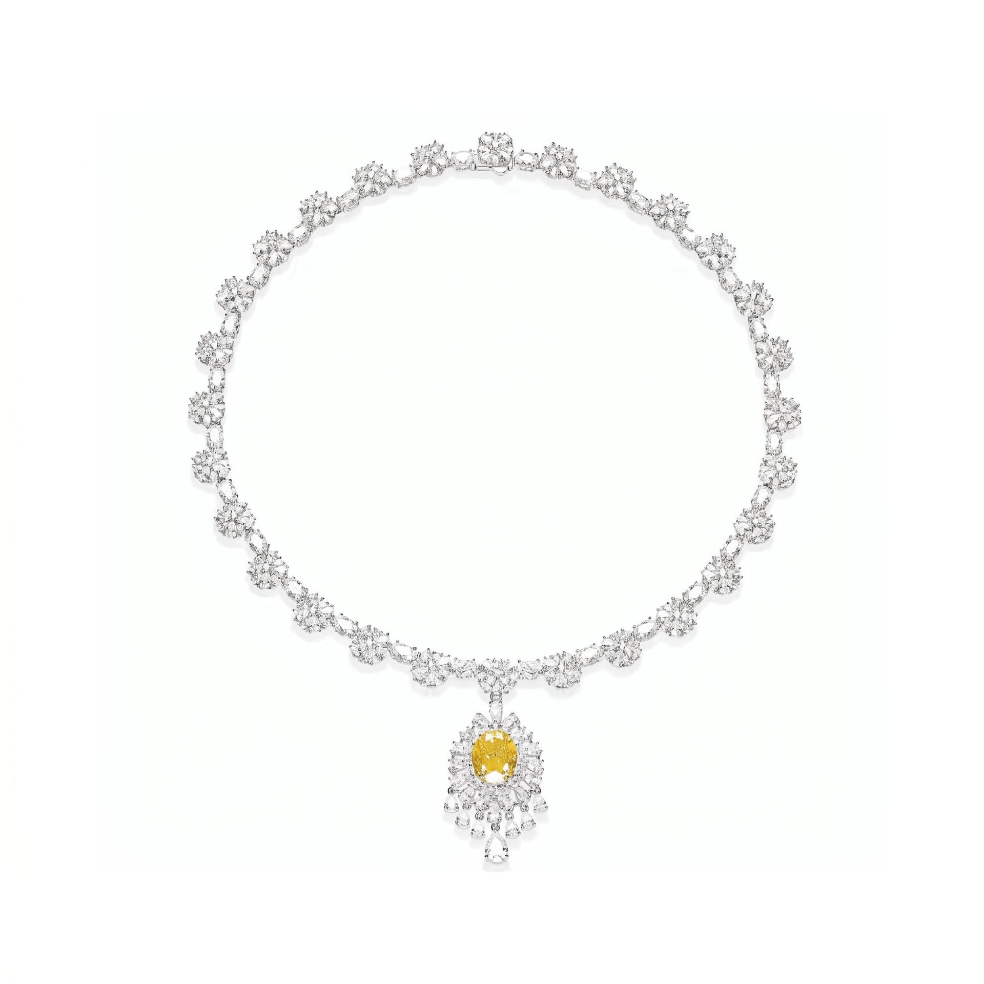 Golden Radiance Drop Necklace - Gem Vivi