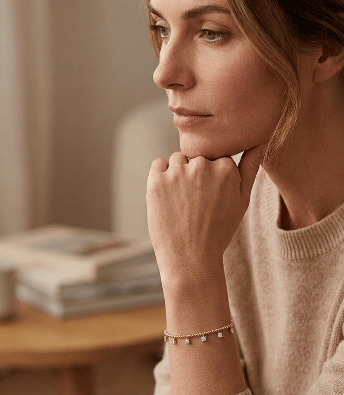 Golden Radiance Tiny Bead Bracelet - Gem Vivi