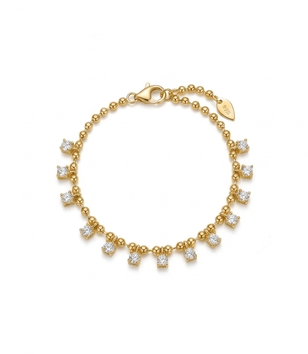 Golden Radiance Tiny Bead Bracelet - Gem Vivi